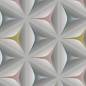 Preview: Muster 3D Skandinavian Tapete in bunt bei Heineking24